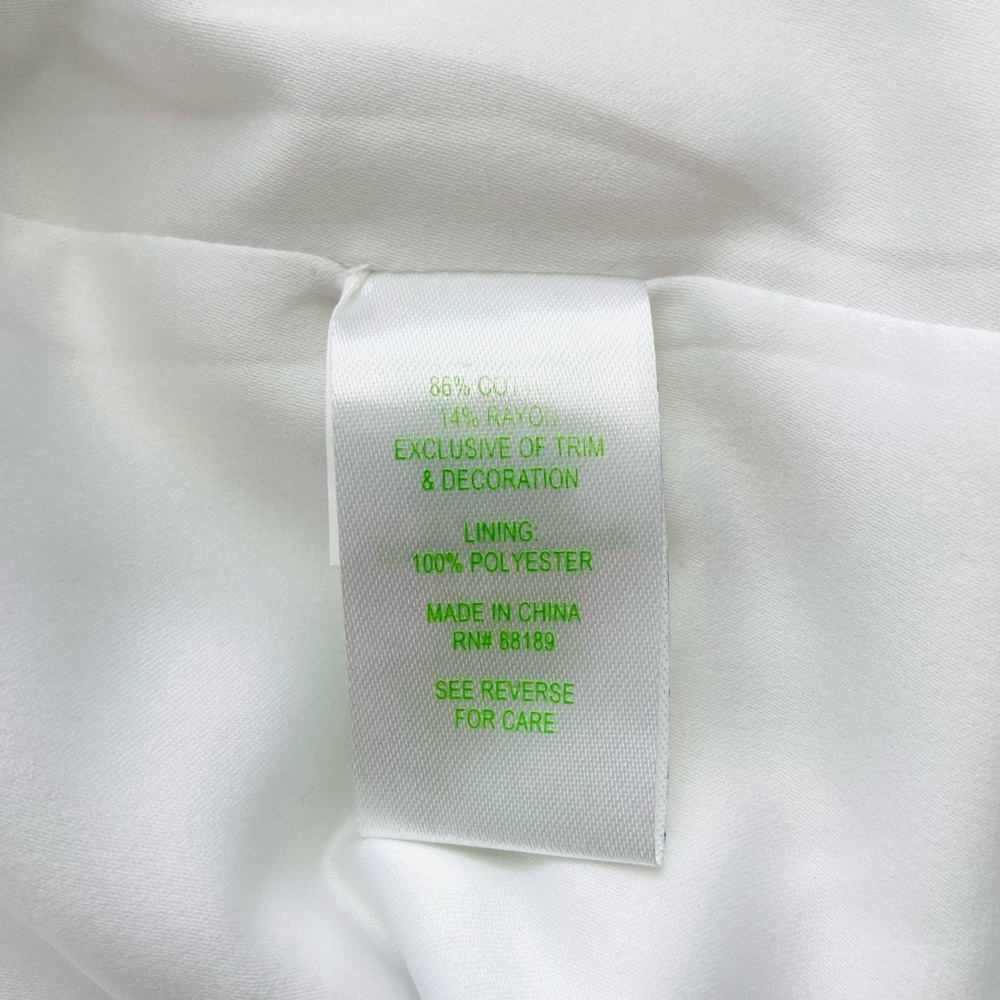 Lilly Pulitzer‎ Laidle Dress Women’s 10 Gold Metallic Shift Beaded V-Neck - Picture 10 of 15